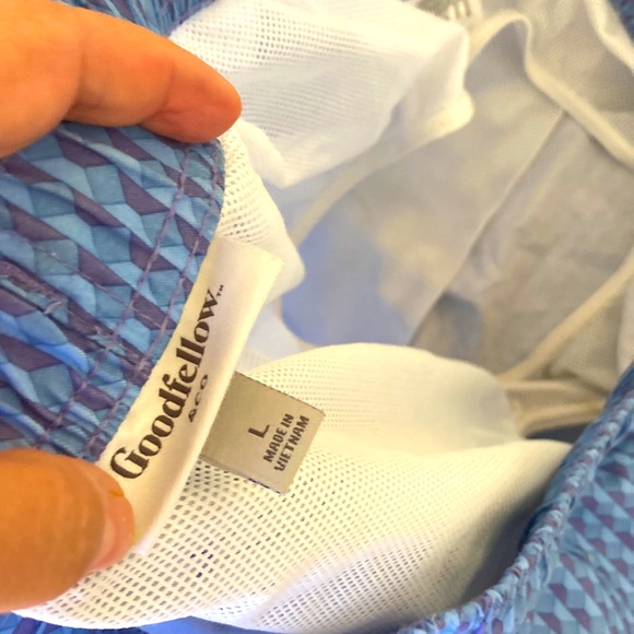 Nwot never worn Goodfellow & co swim shorts. Lined in mesh size Large - Picture 6 of 7